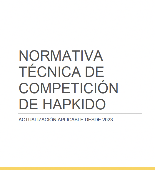 Normativa de Competición de Hapkido 2023